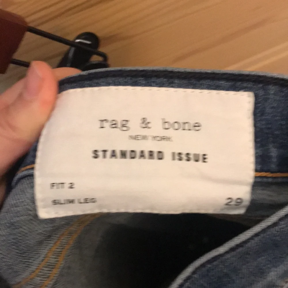 Rag and Bone Standard Issue Fit 2 Slim Fit Jeans Size 29